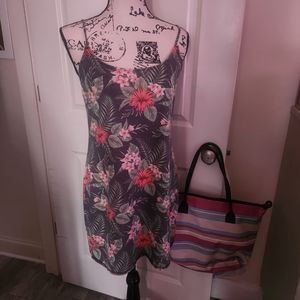 Nwot Hurley Floral Sundress Mini size Medium